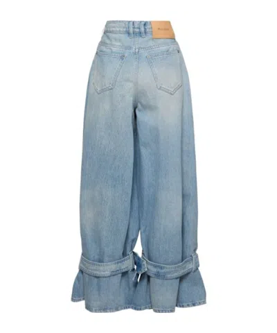 Jw Anderson Belt-loop Jeans In Blue