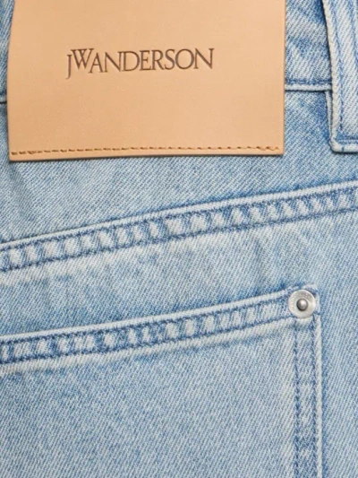 Jw Anderson Belt-loop Jeans In Blue