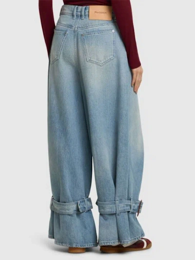 Jw Anderson Belt-loop Jeans In Blue