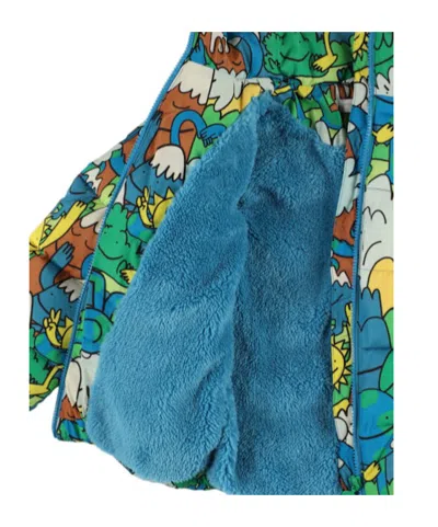 Stella Mccartney Printed Poly Jacket In Green