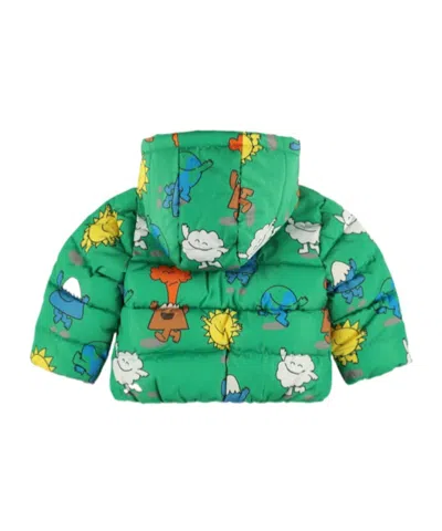 Stella Mccartney Printed Poly Jacket In Green
