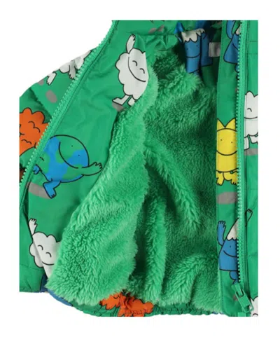 Stella Mccartney Printed Poly Jacket In Green