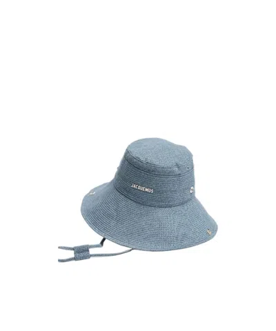 Jacquemus Denim Hat In Blue