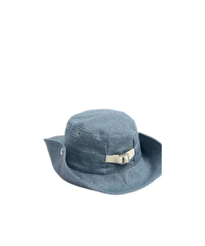 Jacquemus Denim Hat In Blue
