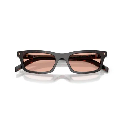 Prada Full Frame Sunglasses In Brown