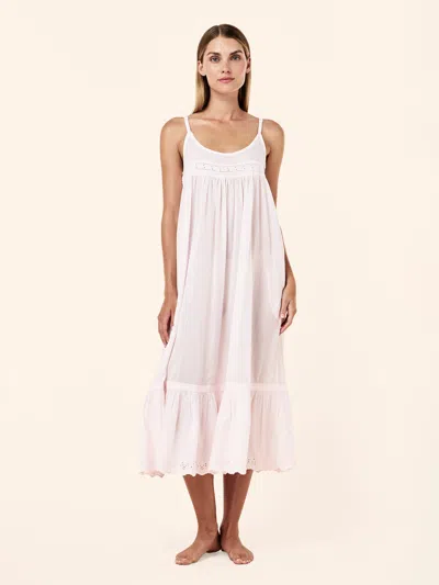 Papinelle Millie Broderie Nightgown In White