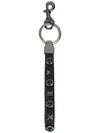 VALENTINO GARAVANI Valentino Garavani Noir Rock keyring,METAL(OTHER)100%