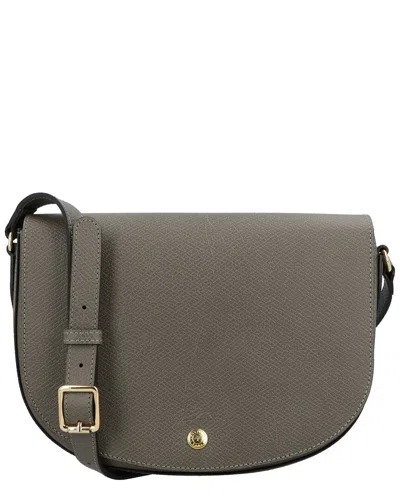 Longchamp Epure Leather Crossbody In Gray
