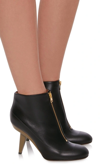 Shop Marni Ankle Boot With Sculpted Heel