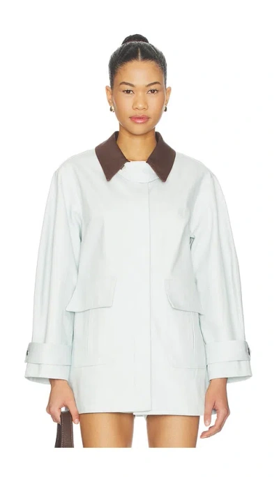 Matthew Bruch Cargo Barn Jacket In Blue