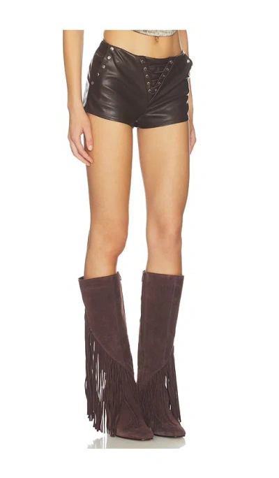 Superdown Mada Short In Brown