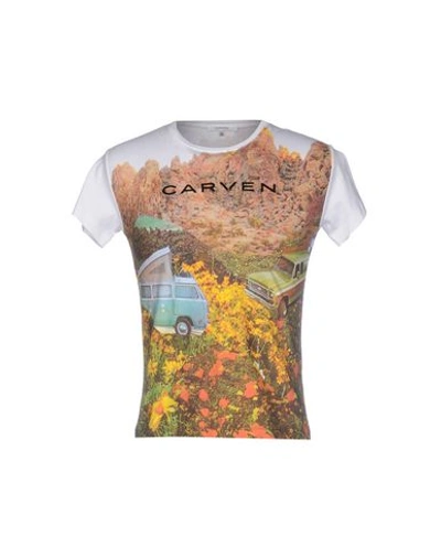 Carven T-shirt In White