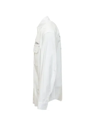 Off-white Type Arrow Overshirt In White