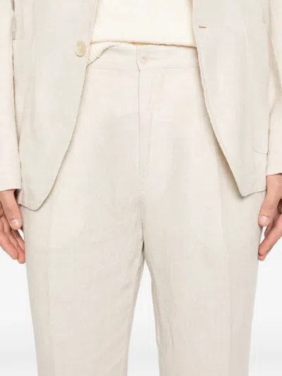 Manuel Ritz Button-up Single-breasted Suit In Neutral