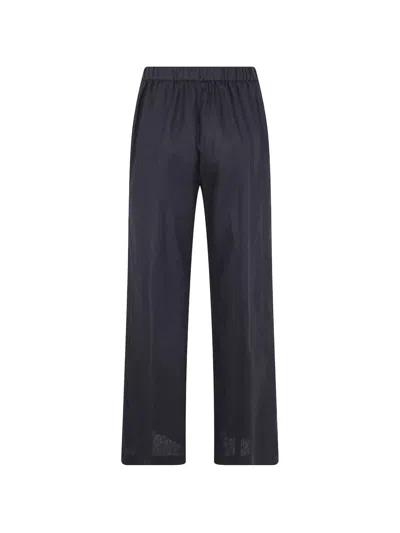 Aspesi Elasticated Trousers In Blue