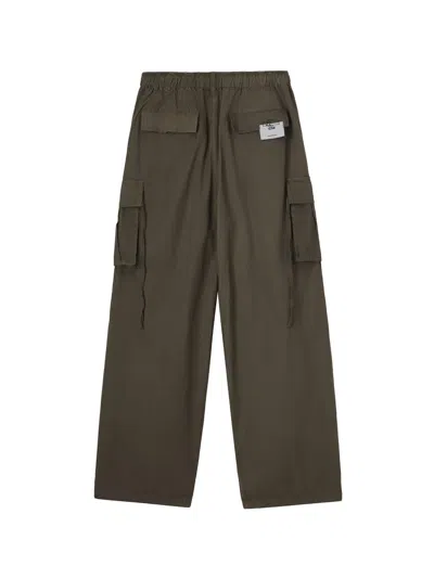 Izzue Drawstring Cargo Pants In Green