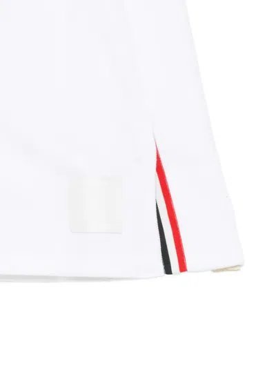 Thom Browne Classic Loopback Mini Skirt In White