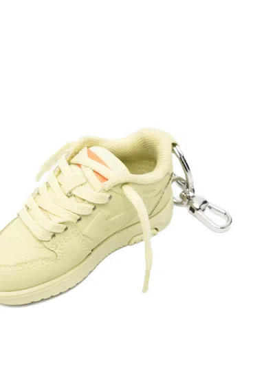 Off-white Sneaker Keyring In Green