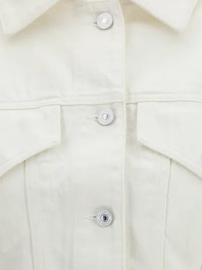 Givenchy Cocoon Reversed-effect Raw Denim Jacket In Brown