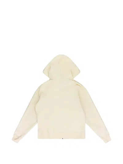 Sinclair Cream Basic Zip Hoodie In Neutral