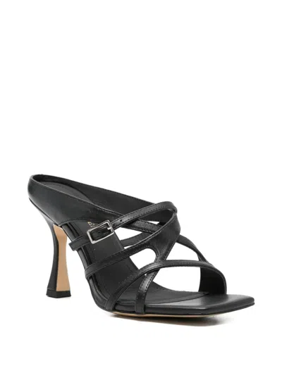 Bruno Premi Buckle-strap Sandals In Black