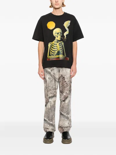 Melt Skeleton-print T-shirt In Black