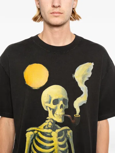 Melt Skeleton-print T-shirt In Black