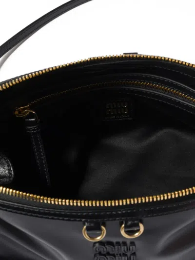 Miu Miu Caprice Shiny Leather Clutch In Pattern