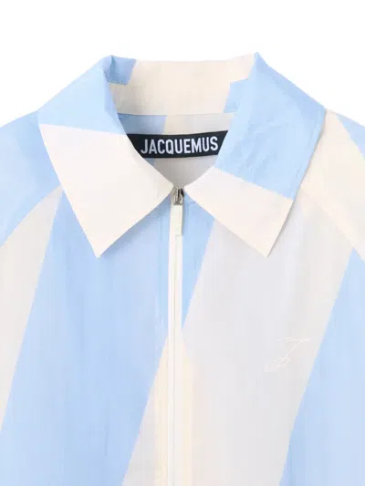 Jacquemus Long Sleeve Jacket In Blue