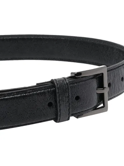 Orciani Leather Belt In Black