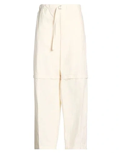 Jil Sander Cargo Trousers Adjustable Belt In White