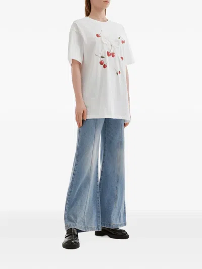 B+ab Flared Jeans In Blue