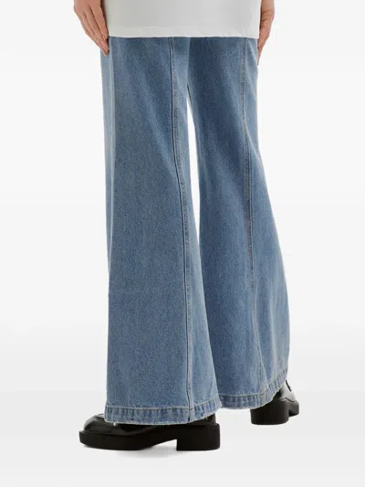 B+ab Flared Jeans In Blue