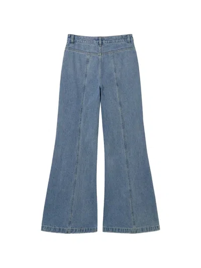 B+ab Flared Jeans In Blue