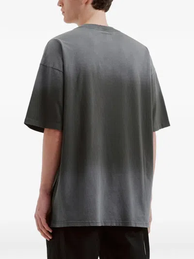 Musium Div. Distressed Patchwork T-shirt In Gray
