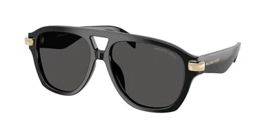 Michael Kors Grenada 56mm Aviator Sunglasses In Metallic