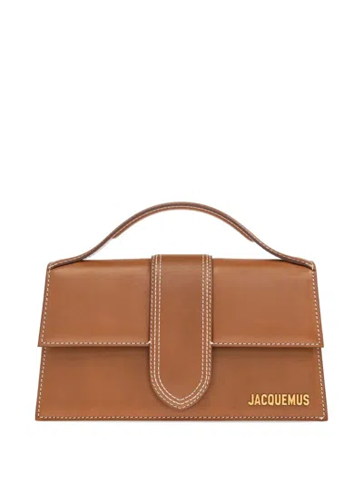 Jacquemus Le Grand Bambino Leather Crossbody Bag In Brown
