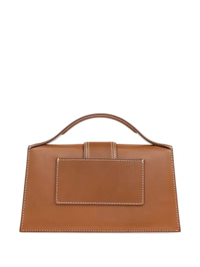 Jacquemus Le Grand Bambino Leather Crossbody Bag In Brown