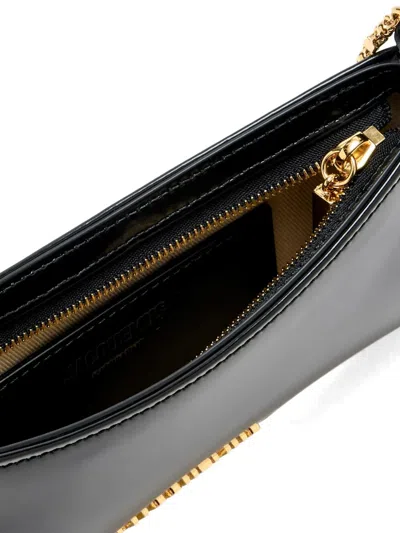 Jacquemus Ex 24hbaw00404ac18a01 Le Petit Bisou Chaine Shoulder Bags Black
