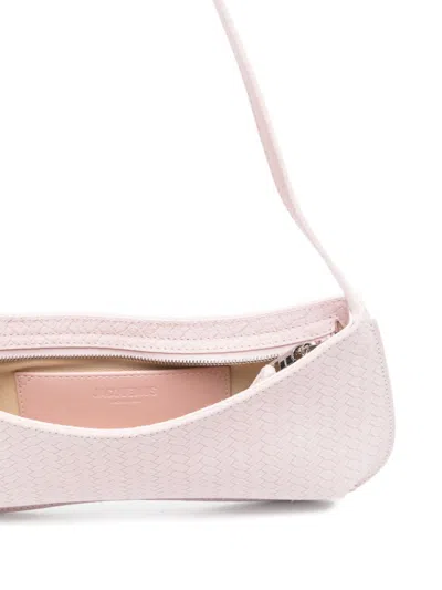 Jacquemus Adjustable Strap Rectangular Shoulder Bag In Pink