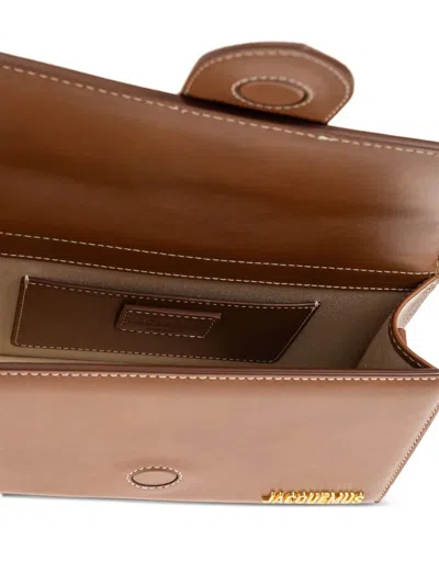 Jacquemus Le Grand Bambino Leather Crossbody Bag In Brown