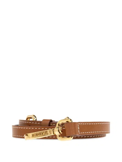Jacquemus Le Grand Bambino Leather Crossbody Bag In Brown