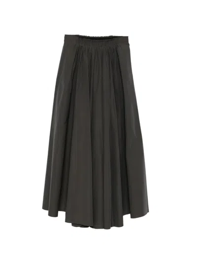 Sa Su Phi Frida Gathered Skirt In Gray