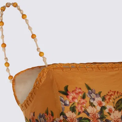 Farm Rio Sand Hilo Stripes Maxi Dresses Yellow In Multi