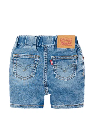 Levi's Elasticated Denim Shorts In Blue