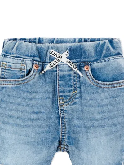 Levi's Elasticated Denim Shorts In Blue