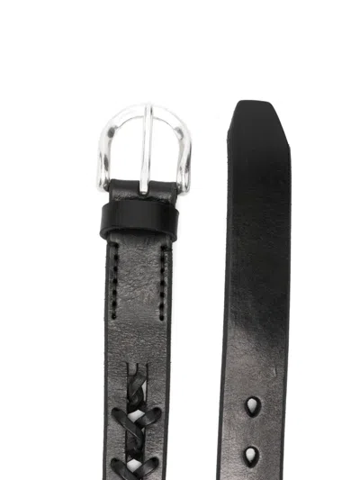Our Legacy Plain Belt In Black