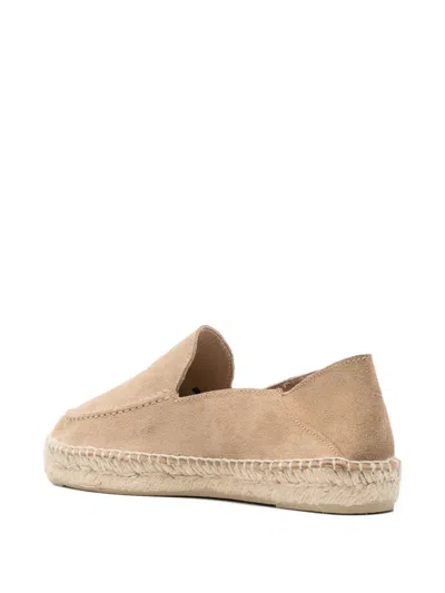 Manebi Beige Slip On Espadrilles In Neutral