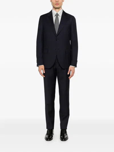 Lardini Button Single-breasted Suit In Black