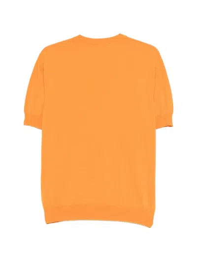 Altea Patch-pocket T-shirt In Orange